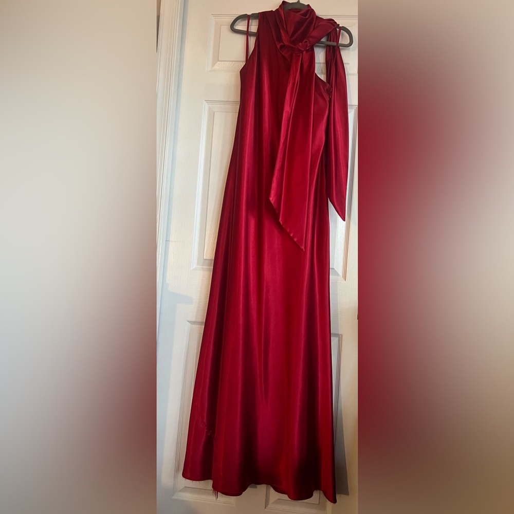 Betsy & Adam Red Evening Gown